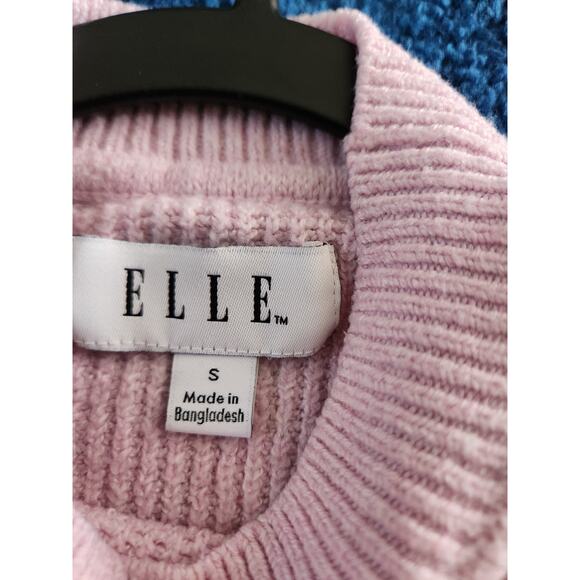 Elle Women's Cozy Colorblock Sweatshirt Sm - Picture 4 of 6